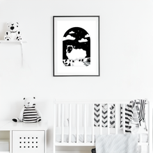 Load image into Gallery viewer, Sheep Art Print
