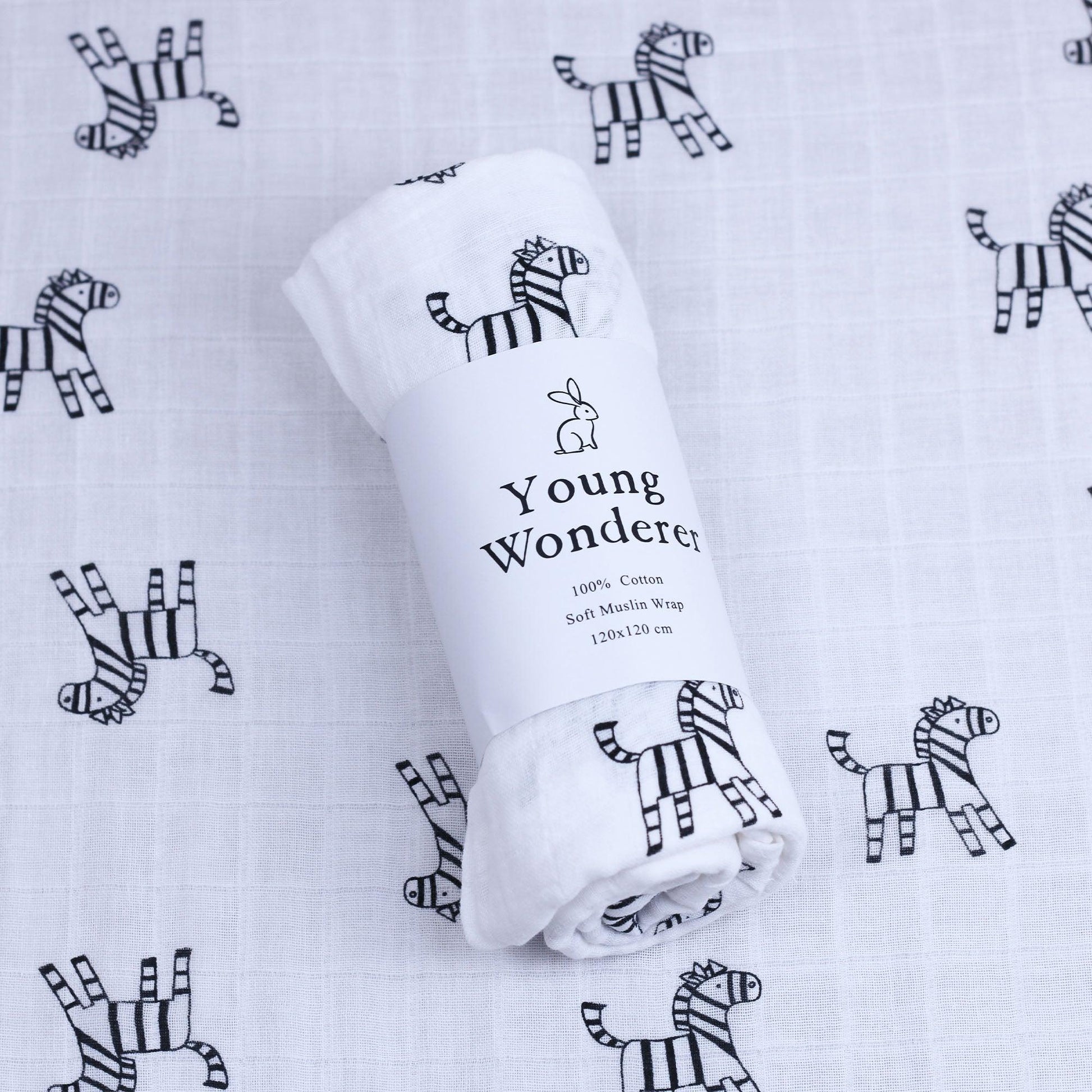 black and white muslin, black and white baby muslin wrap, baby muslin wrap, baby muslin australia, baby wrap australia, feather muslin, zebra muslin, panda muslin, snowflake muslin, winter muslin wrap, winter baby wrap, high contrast wrap, high contrast baby, high contrast muslin, Young wonderer, young wonderer baby boutique, newborn baby gift, baby gift, baby shower gift, baby boutique, baby boutique australia, baby gift australia,muslin australia, baby wrap australia